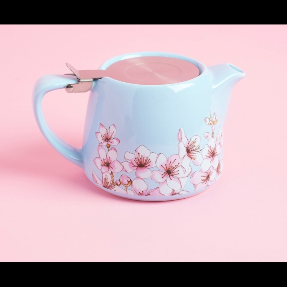 Alfred ceramic and stainless steel teapot